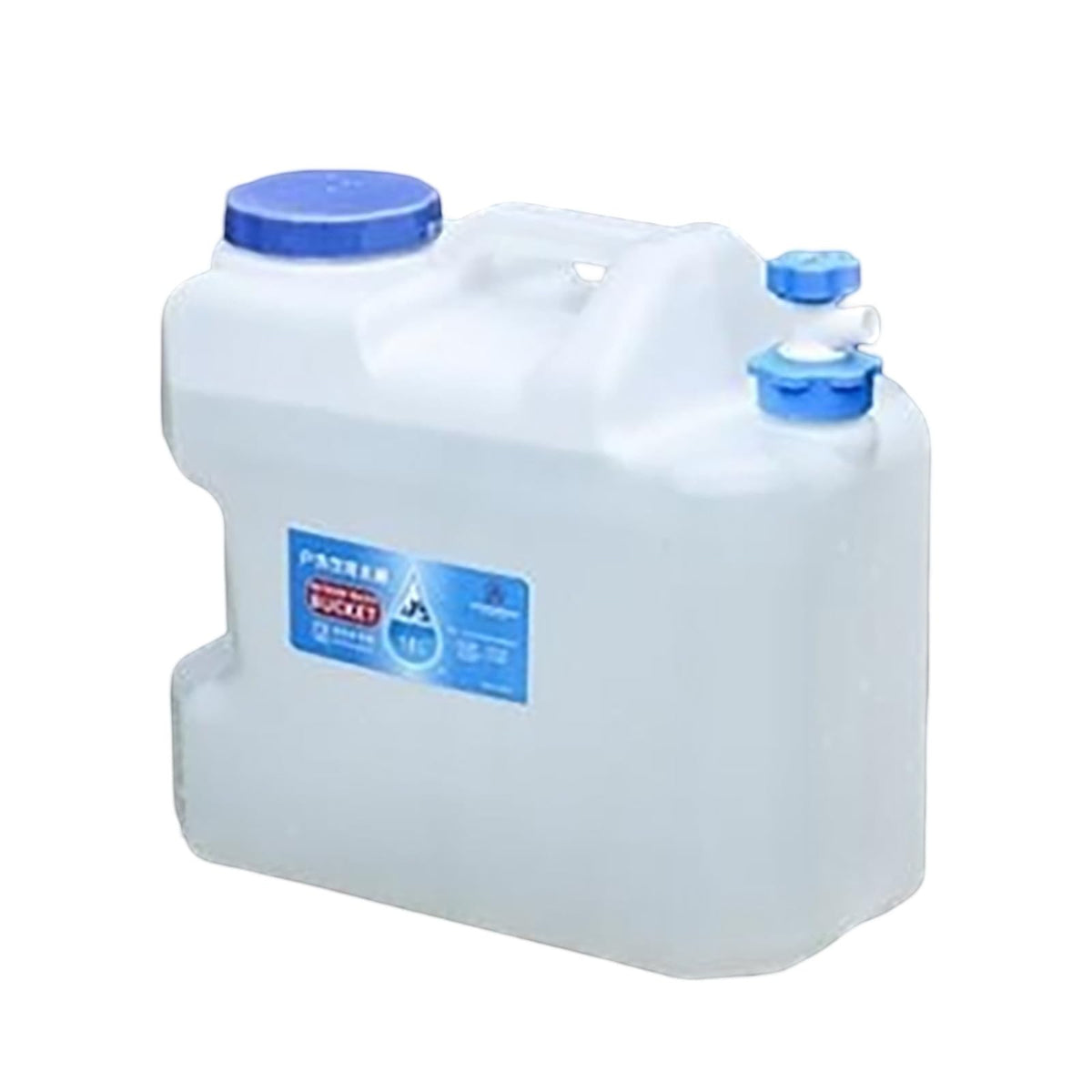 2 Gallons Clear Water Container with Spigot and Handle V778608