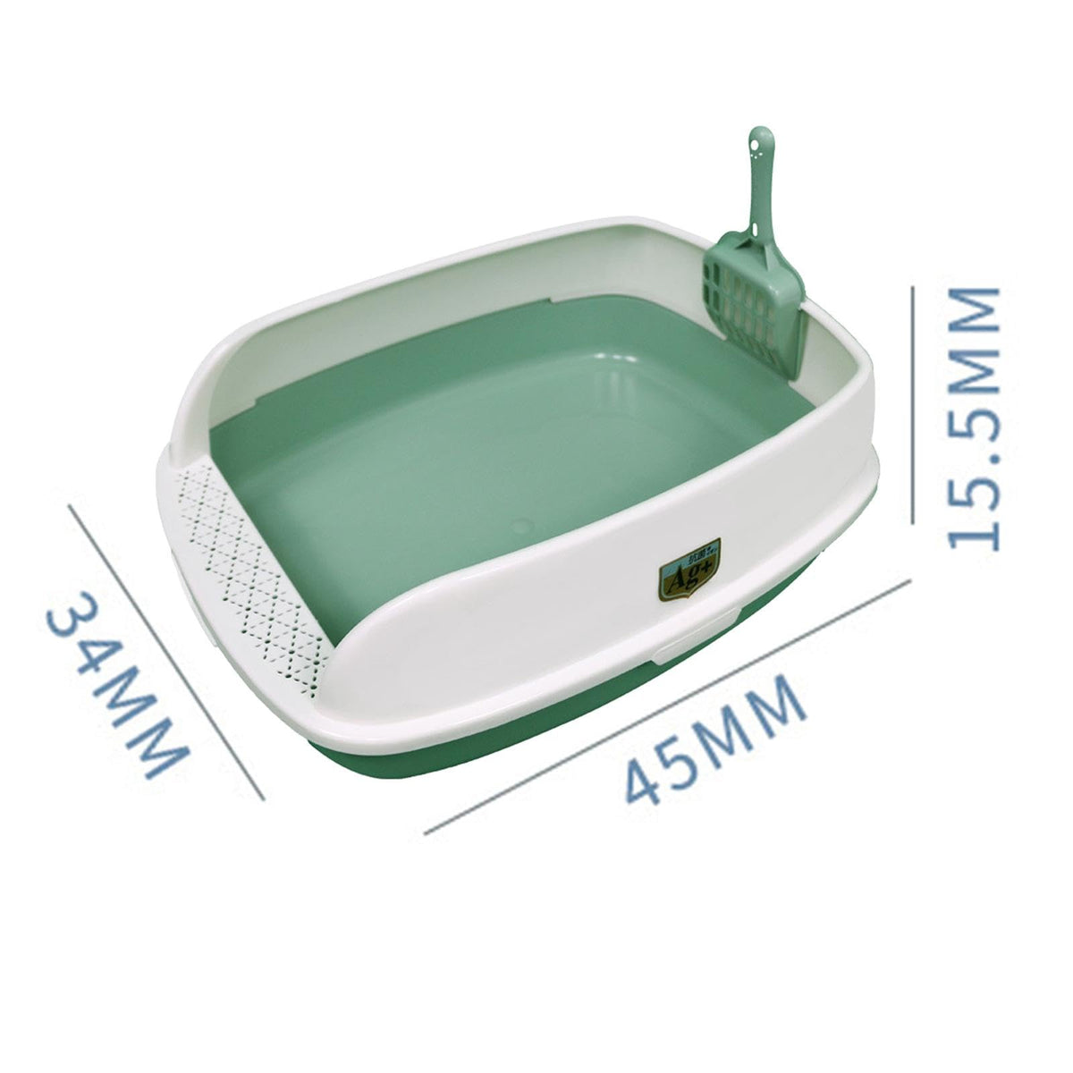 Green Sifting Cat Litter Box X7420