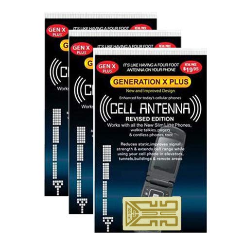 Cell Phone Internal Antenna Signal Booster, 3 Pack Y207657
