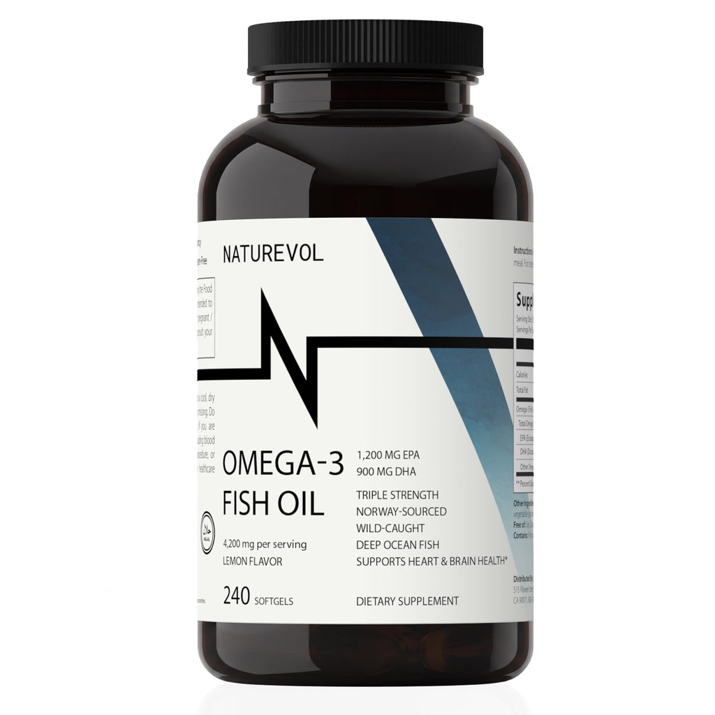 Omega-3 Fish Oil 4200mg 240 Softgels L84439