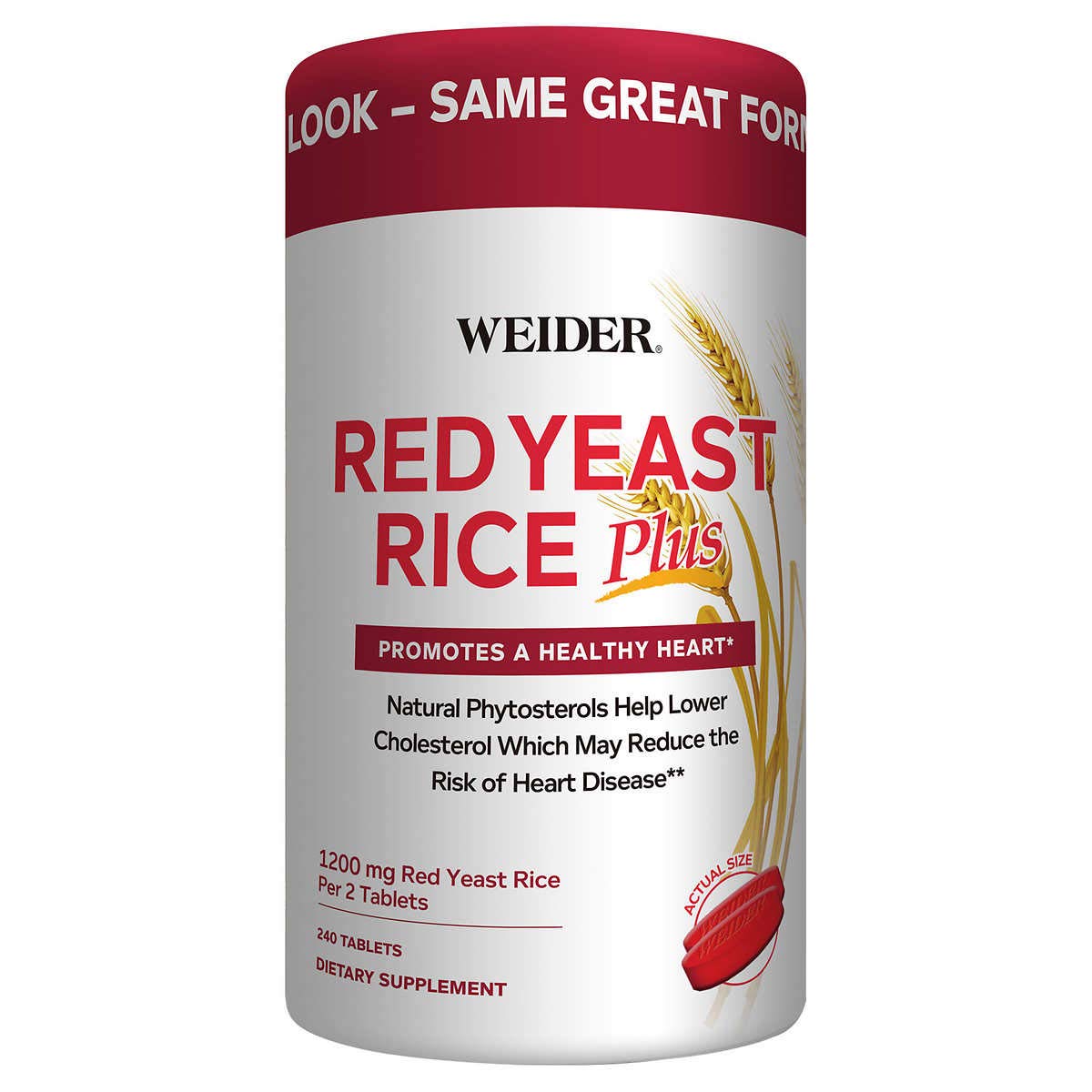Red Yeast Rice 1200 mg Tablets 2-Pack U194181