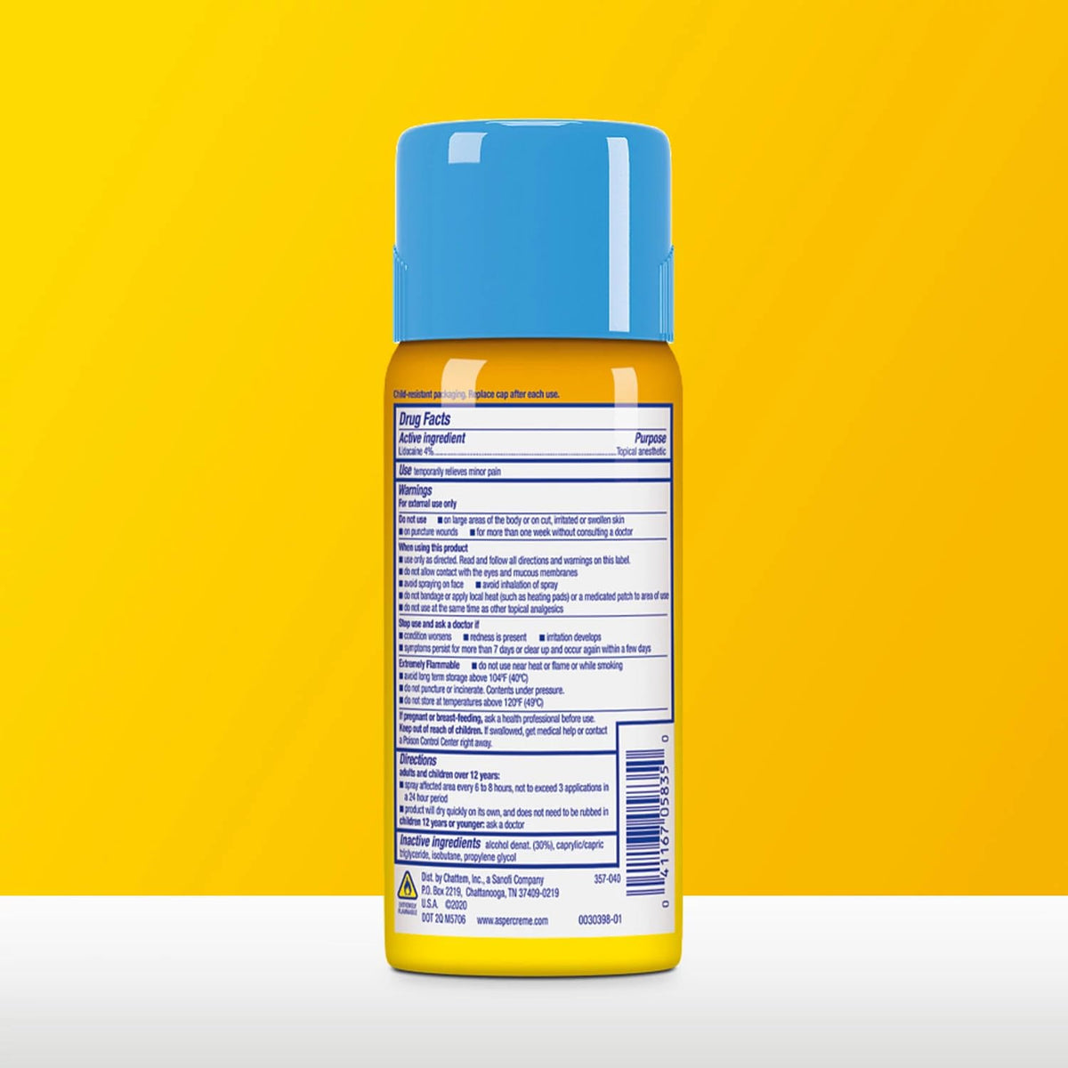 Lidocaine Dry Spray 4 oz G773