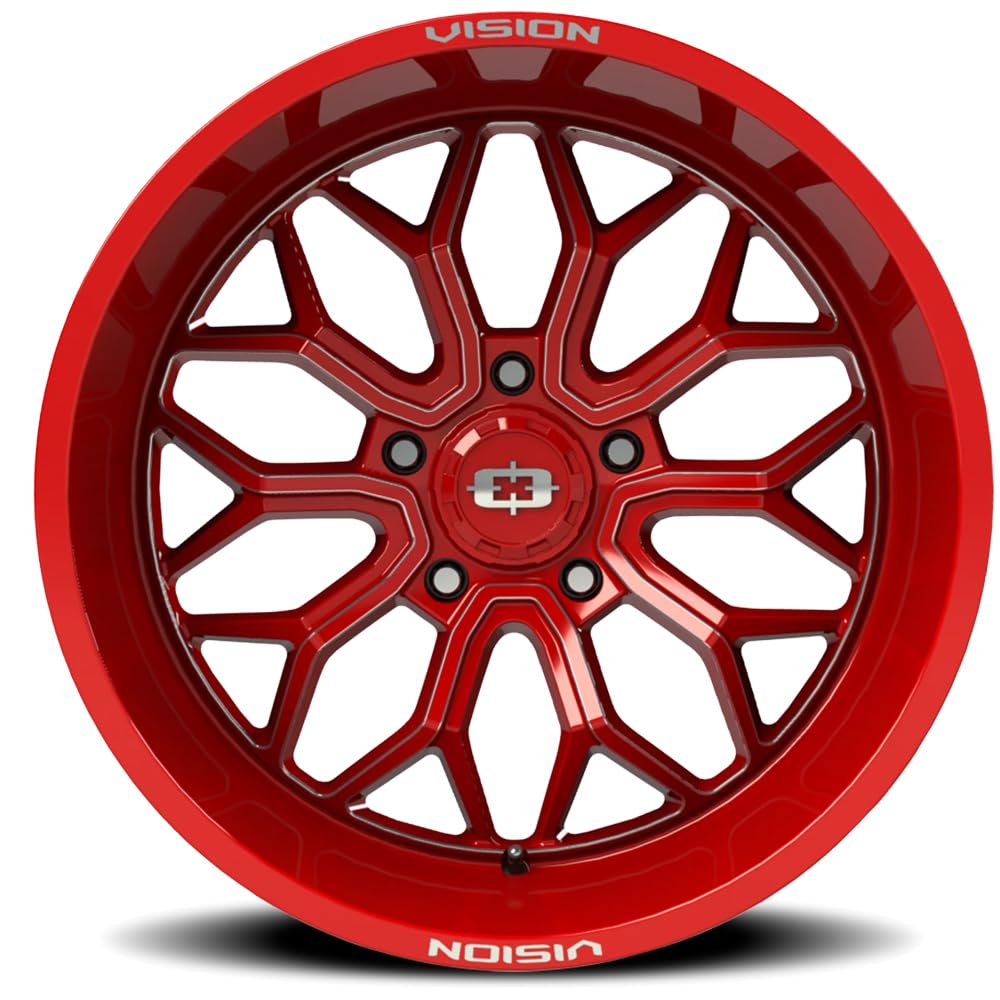 20x9 5x150 +12mm Red/Milled Wheel Rim G192052