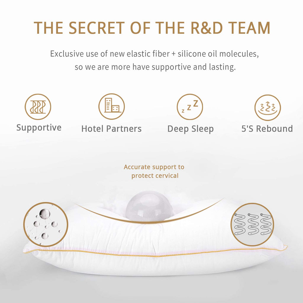 King Size Down Alternative Pillows Set of 2 U7507
