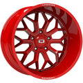20x9 5x150 +12mm Red/Milled Wheel Rim G192052