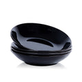 Black Ceramic Bowls Set of 4, 9 Inch 40 oz Microwave and Oven Safe H332152
