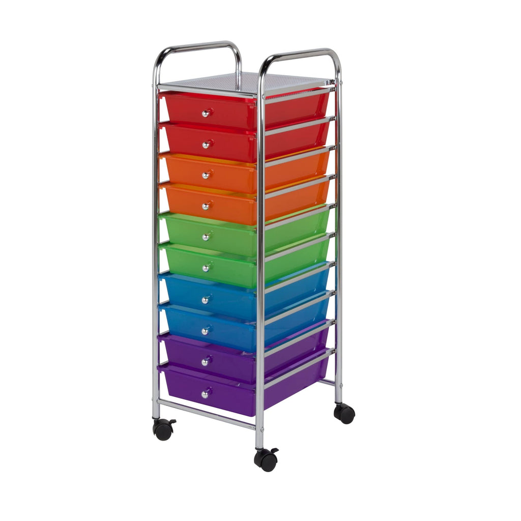 10 Drawer Rolling Cart E536366