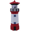Solar Powered Rotating Lighthouse Resin LED Light L806