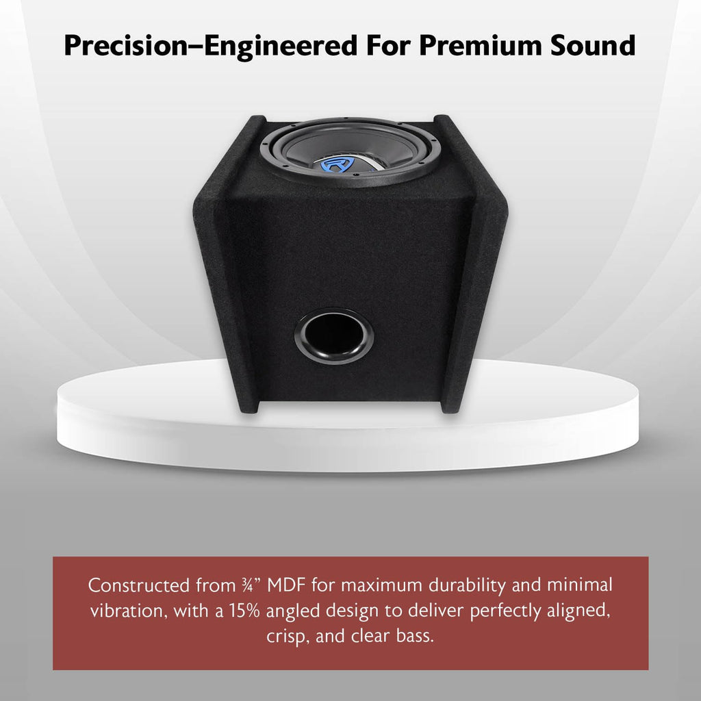 10" Car Subwoofer Enclosure with Mono Amplifier N5765