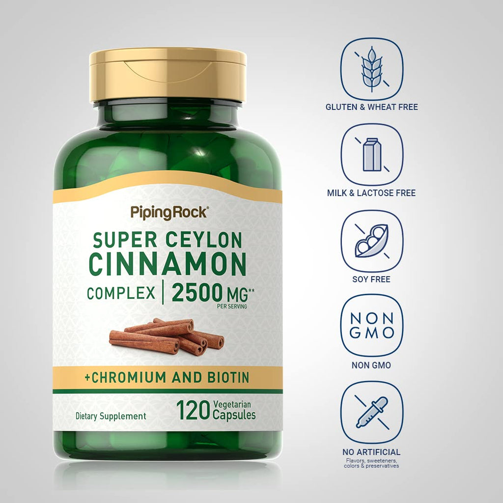 Ceylon Cinnamon Capsules 120 Pills Q324729