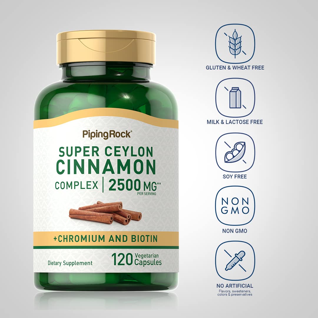 Ceylon Cinnamon Capsules 120 Pills Q324729