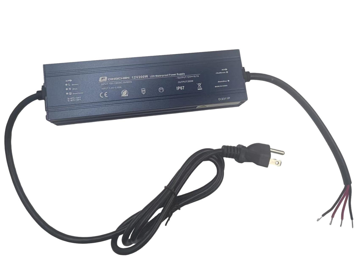 200W Waterproof IP67 12V DC Power Supply S482