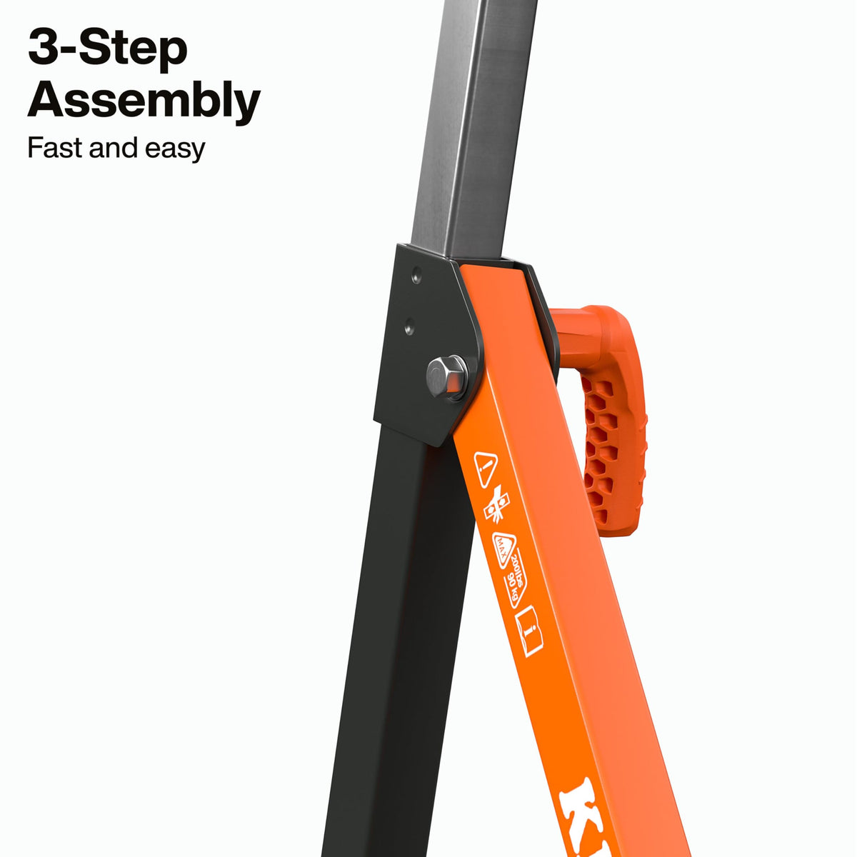 Roller Stand, 200-Pound Load Capacity, Adjustable Height V4428