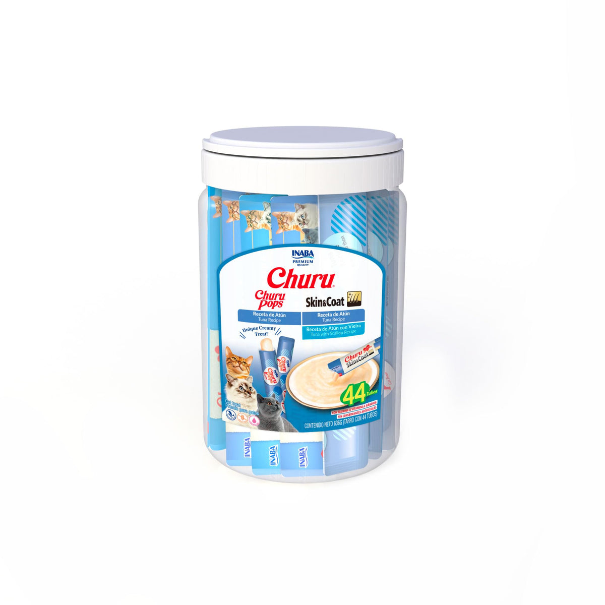 Lickable Cat Treats Tuna Chicken Variety 60ct T968