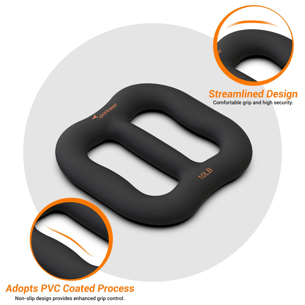 10 lbs Ring-Shaped Dumbbell H84383