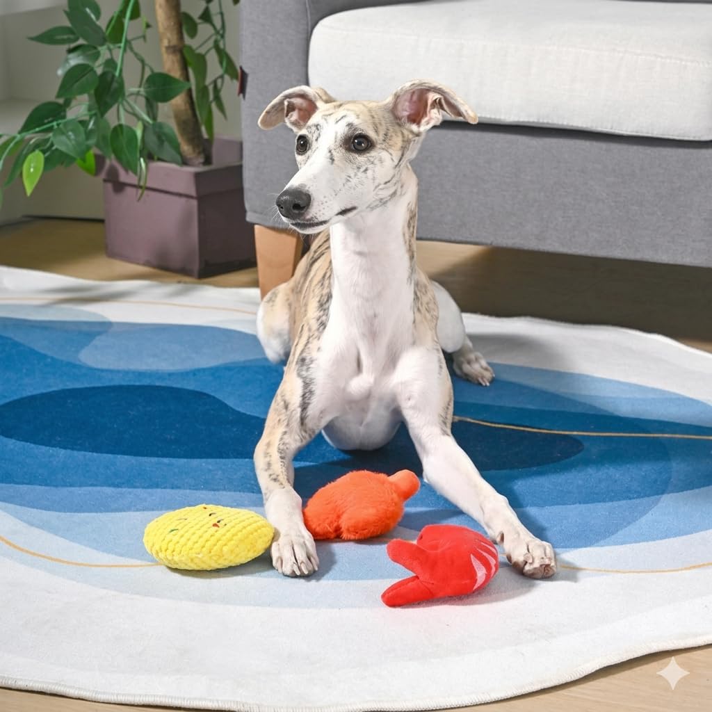 Seafood Boil Dog Toys, Pack of 3 F31449