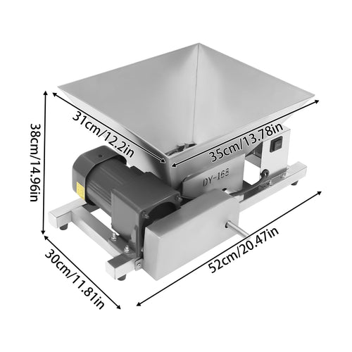 110V 60W 4L Stainless Steel Electric Fruit Crusher D968862