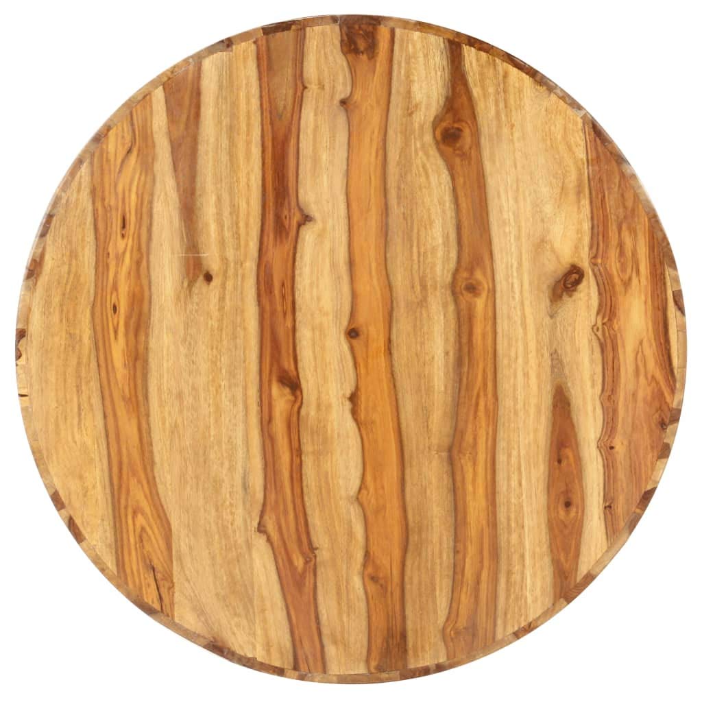 Round Wood Coffee Table with Storage V694566