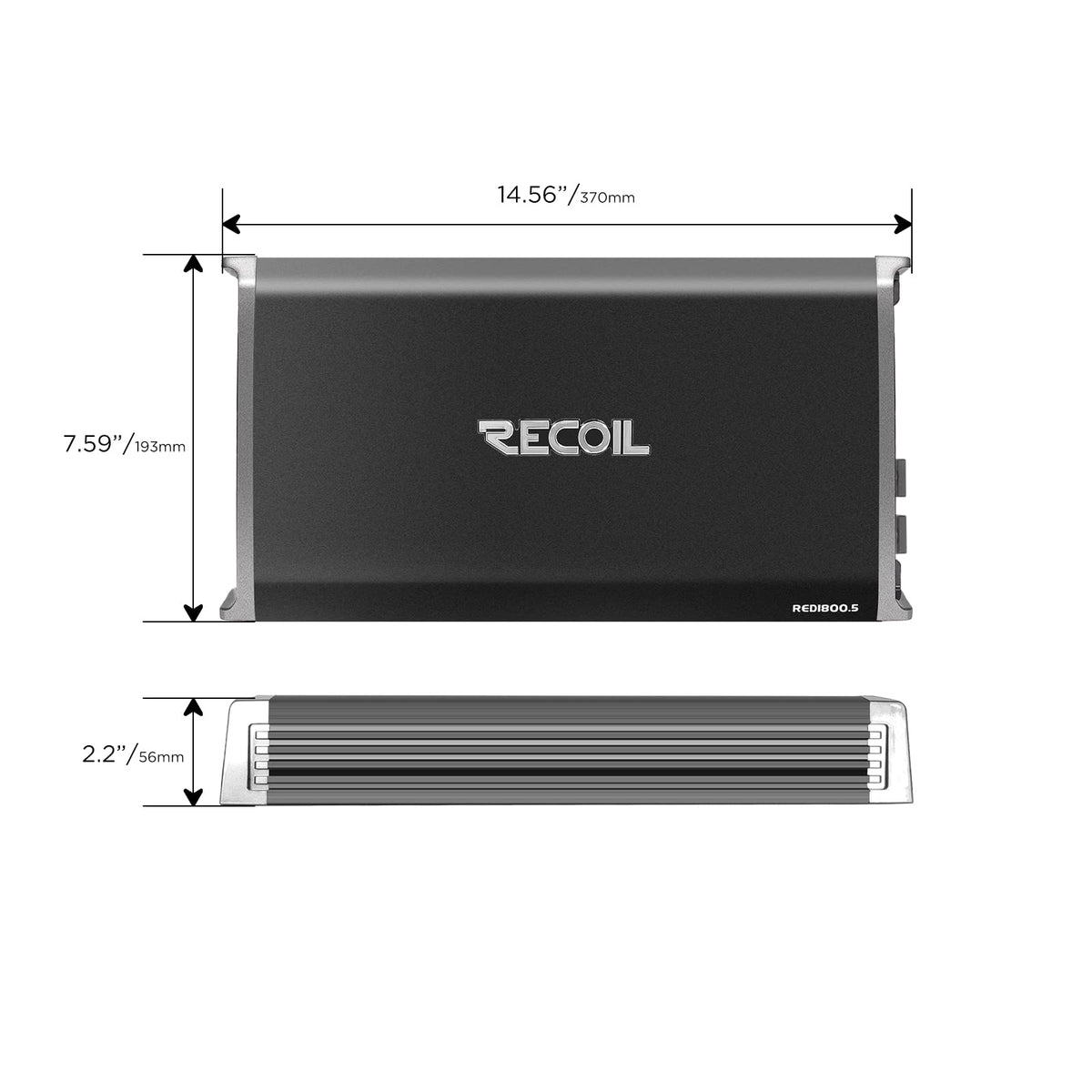 5-Channel Car Audio Amplifier 1800W E9828