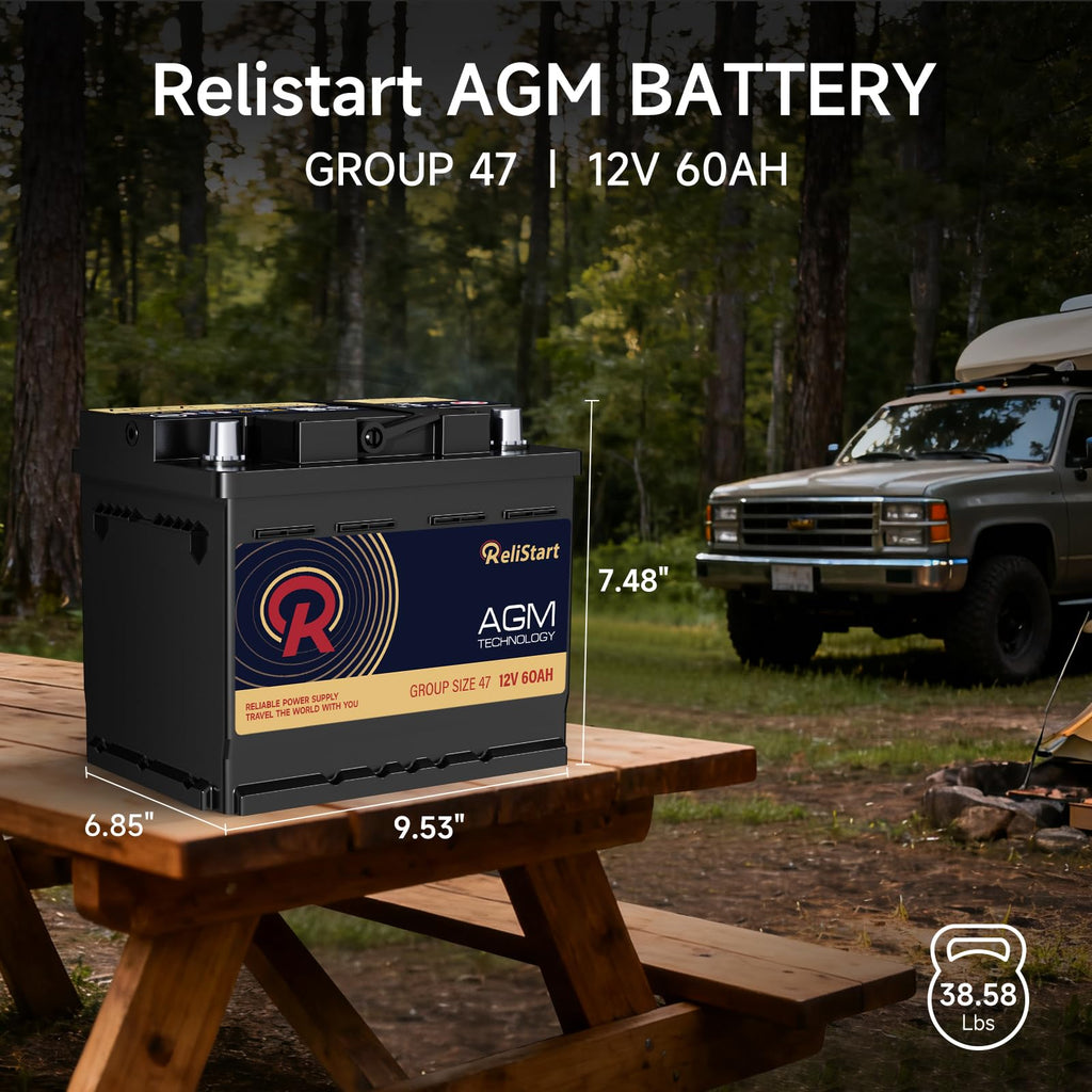 12V 60Ah Group 47 Automotive Battery O3670