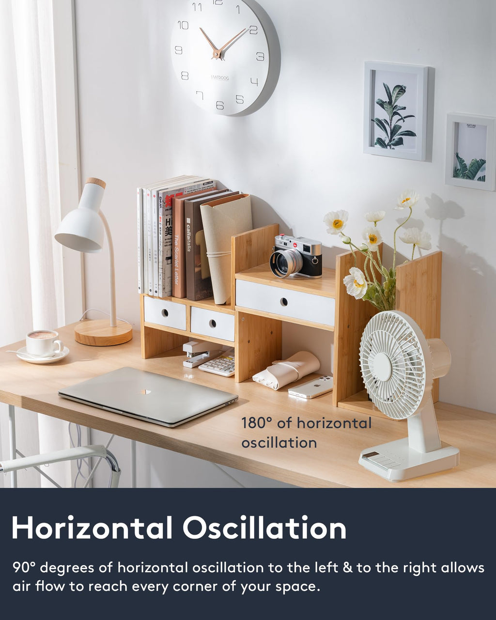 Small Oscillating Desk Fan J297392