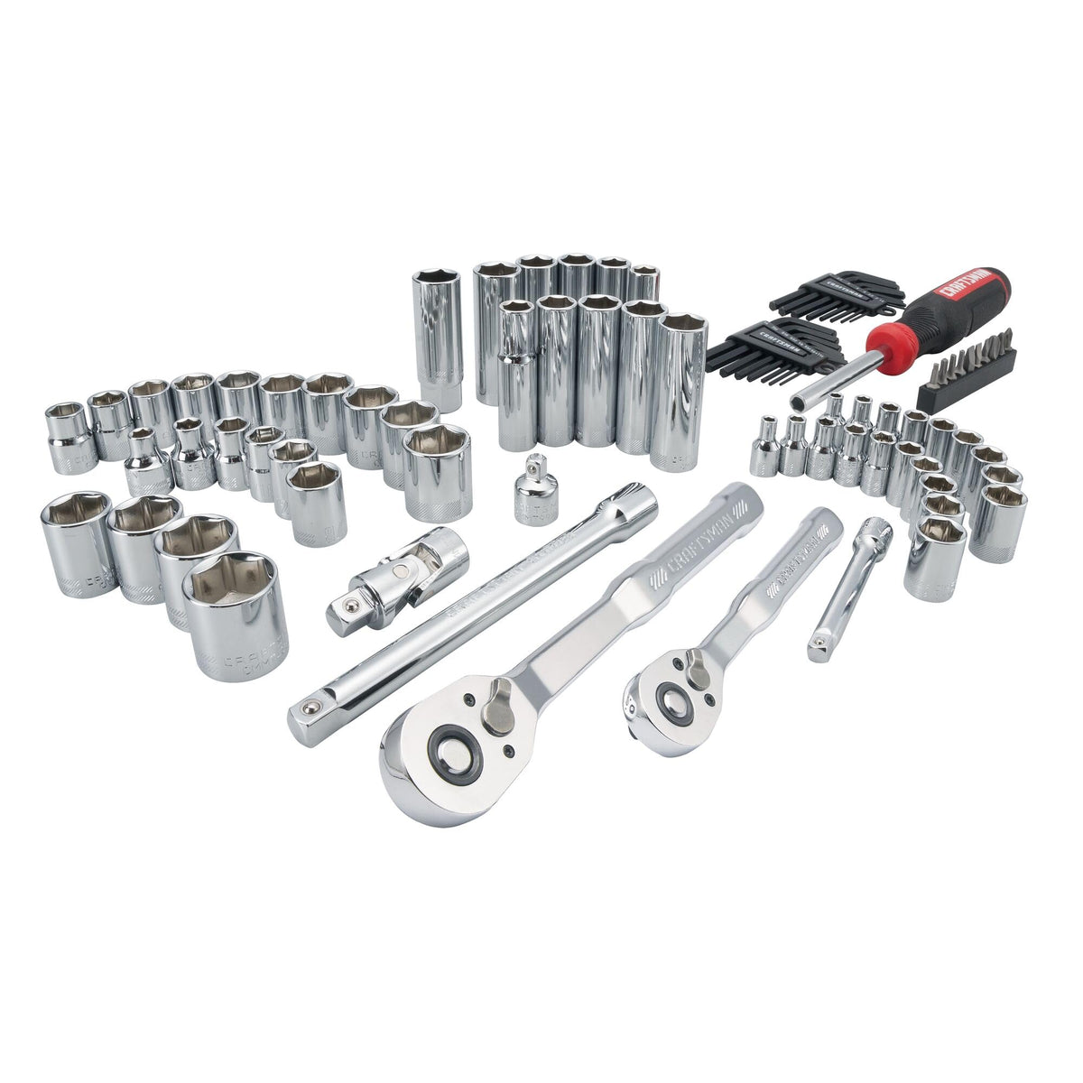 83 Piece Mechanics Tool and Socket Set G12179