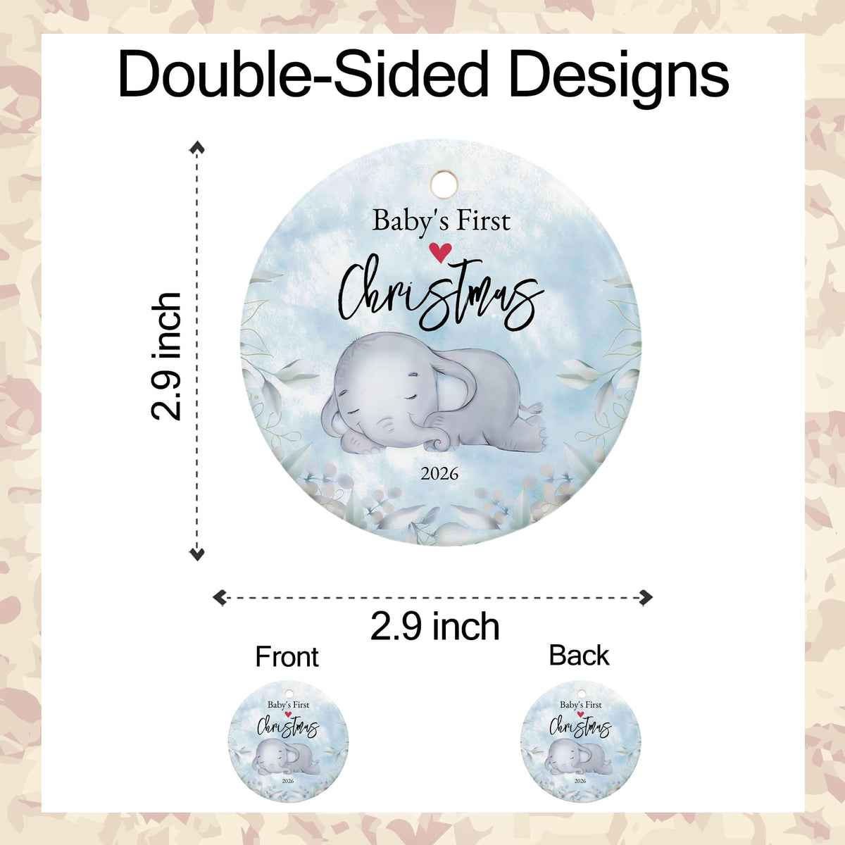Christmas Ornament 2026 Y218