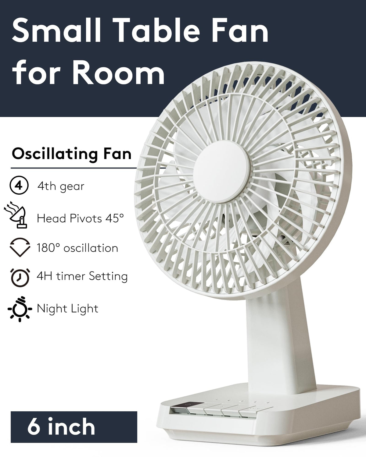 Small Oscillating Desk Fan J297392