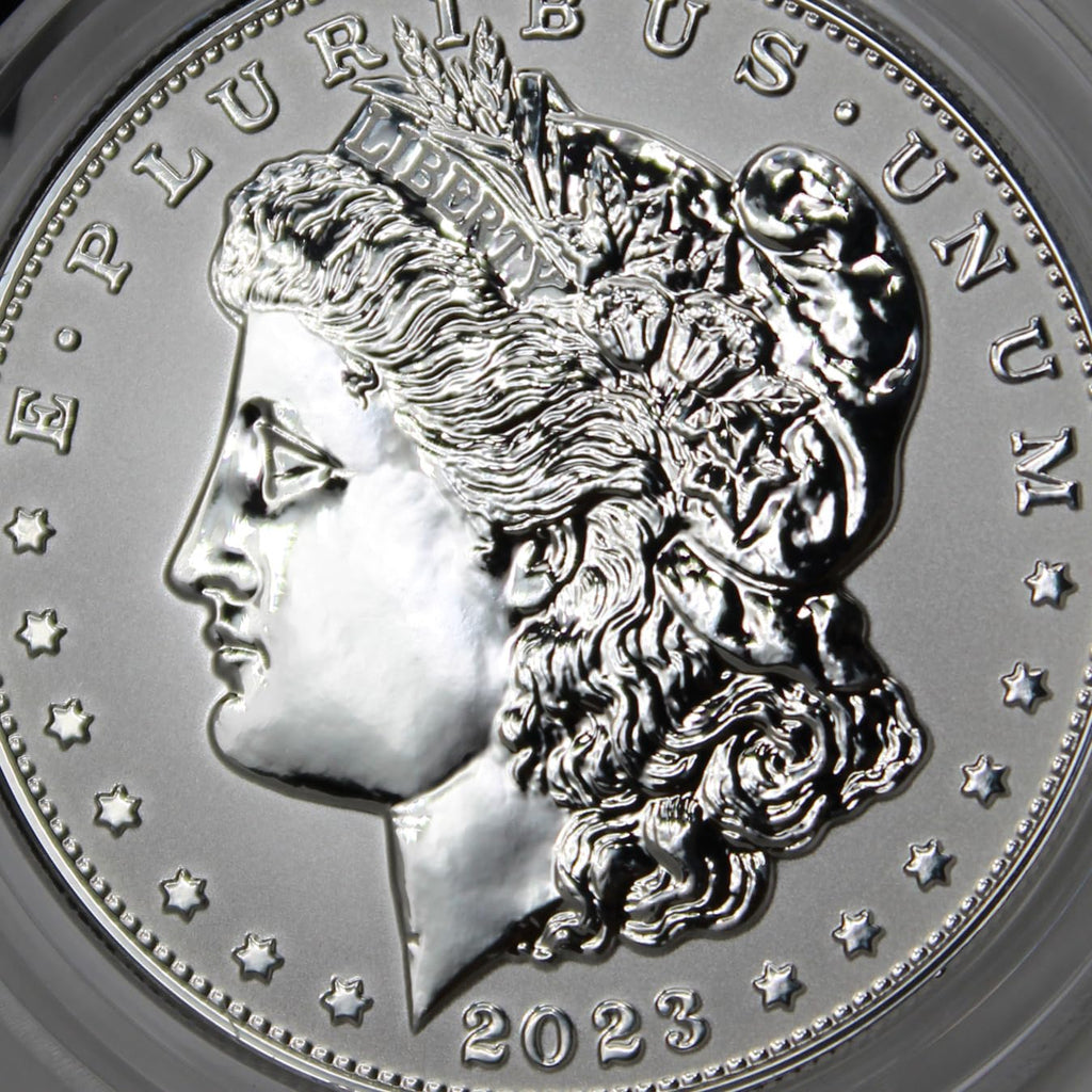 Set of 2 American Proof Silver Morgan & Peace $1 I8426