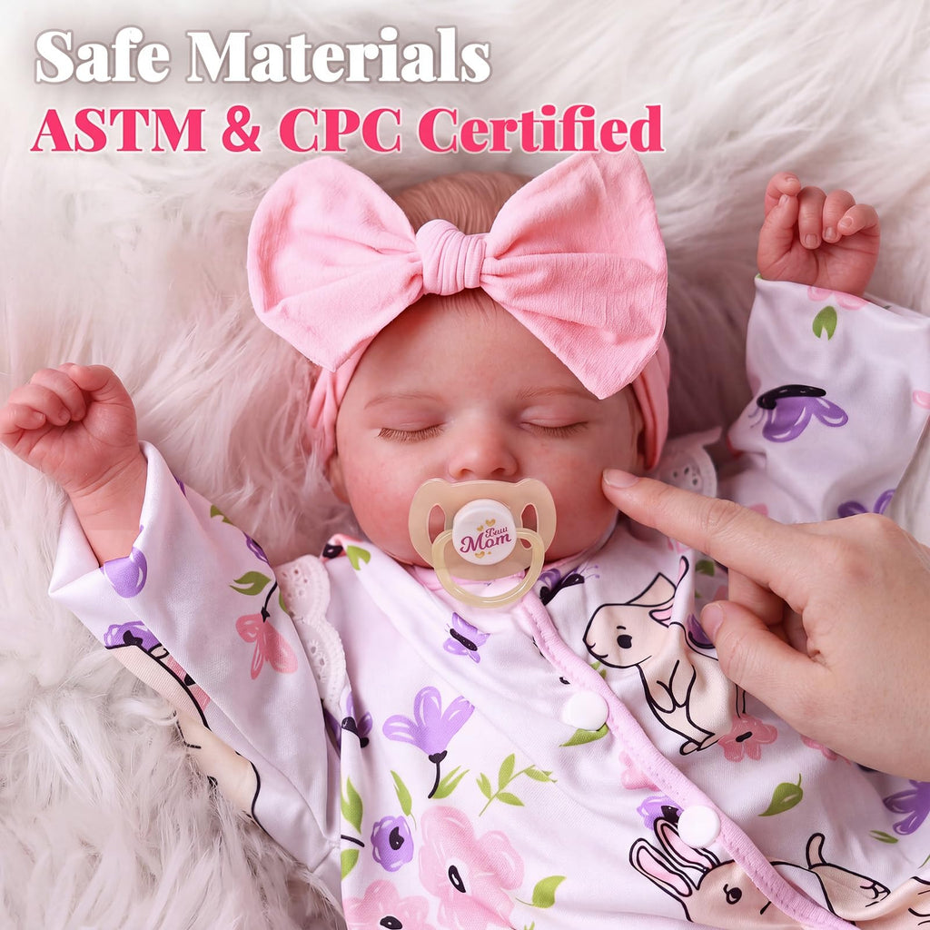 20 Inch Reborn Baby Dolls Girl with Play Set Y817