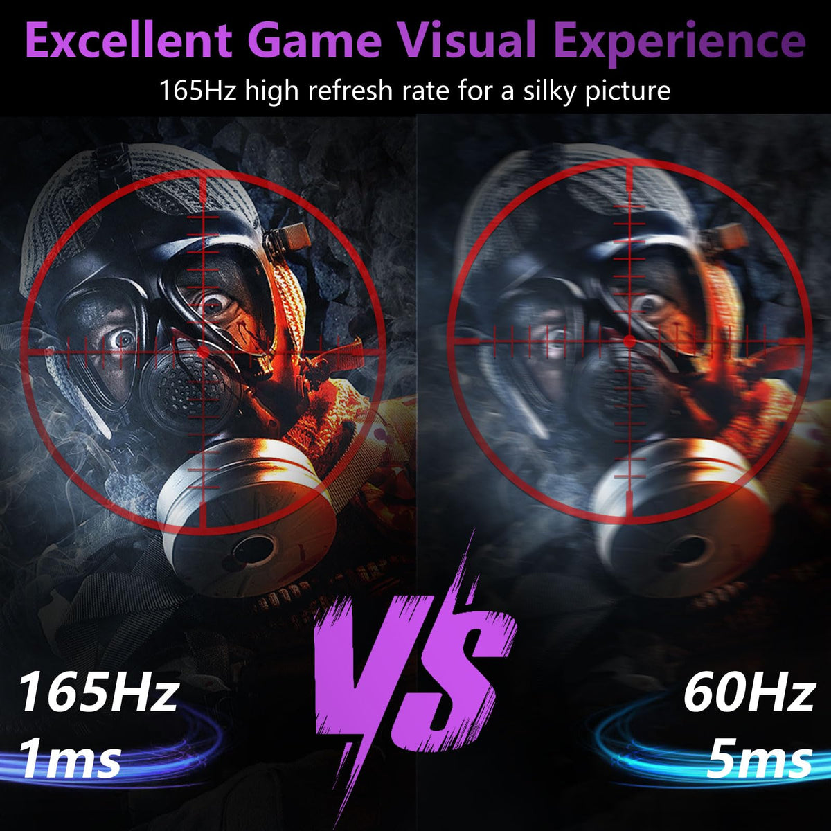34 Inch Curved Ultra Wide WQHD Gaming Monitor 165Hz 1ms HDR400 H3021