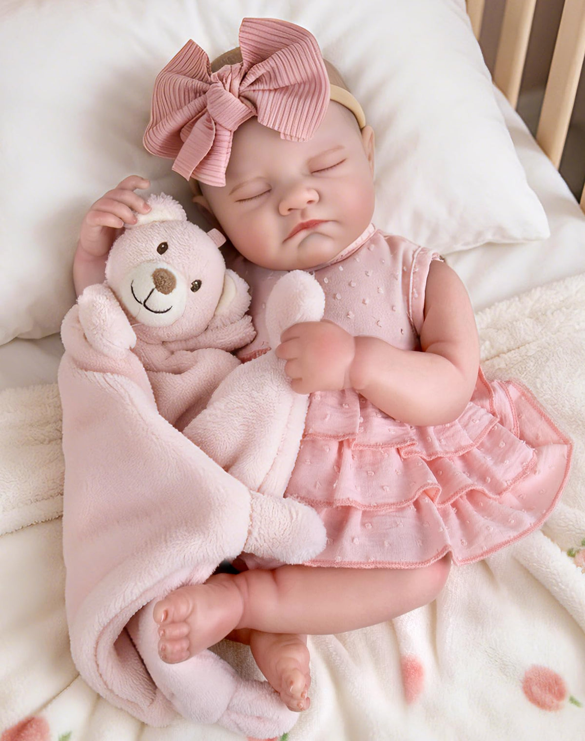 20-Inch Sleeping Newborn Girl Doll B595