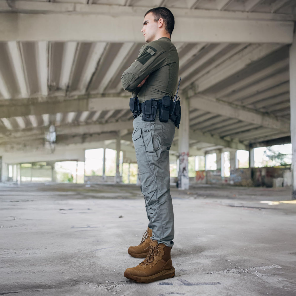 Waterproof Leather Tactical Work Boots I346