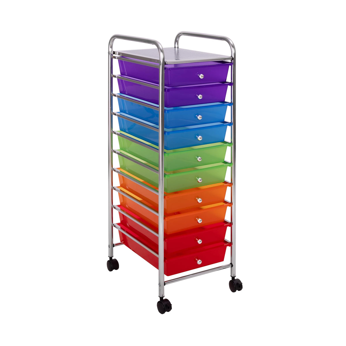 10 Drawer Rolling Storage Cart R72323