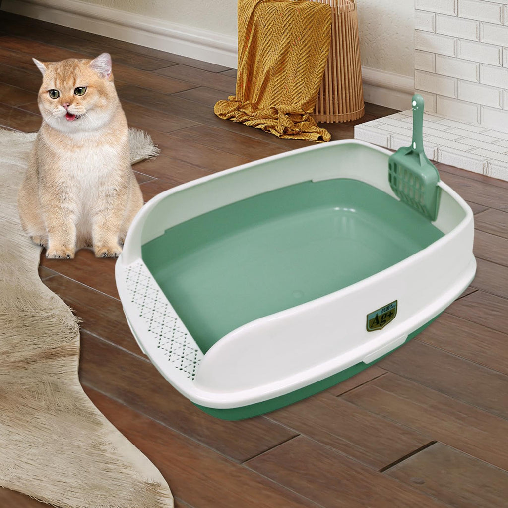 Green Sifting Cat Litter Box X7420