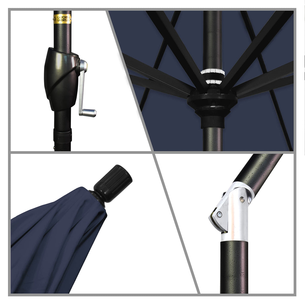 9' Round Aluminum Market Patio Umbrella V689