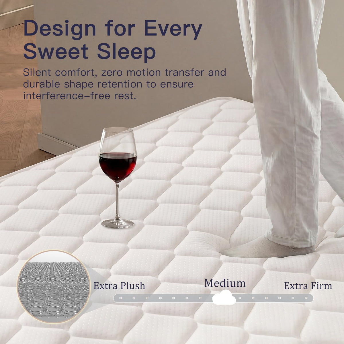 6 Inch Twin Mattress with Bonnell Spring D71349