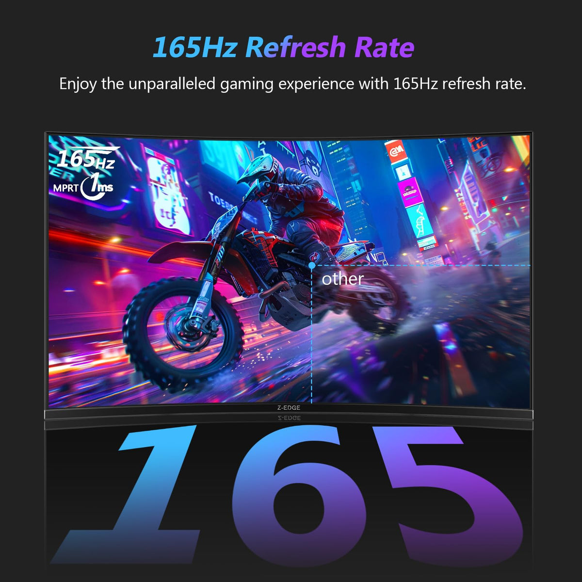 27 inch Curved QHD 165Hz Gaming Monitor M859301