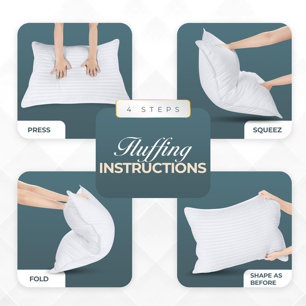 Queen Size Set of 2 Bed Pillows H219