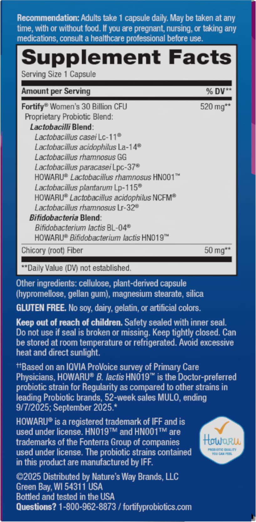 Women’s Probiotic 30 Billion CFU, 30 ct U98763