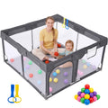 Dark Gray Baby Playpen U14581