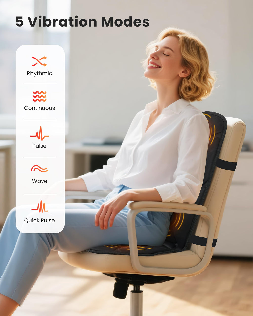 Vibration Back Massager with Heat V313400