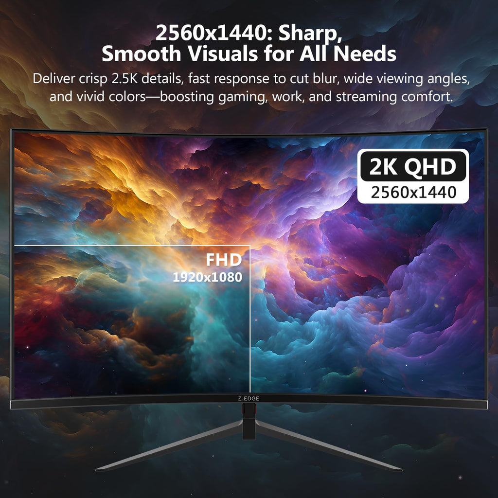 27 inch Curved QHD 165Hz Gaming Monitor M859301