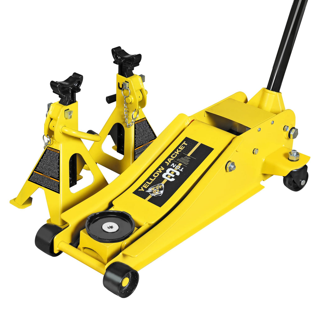 3 Ton Low Profile Hydraulic Floor Jack with Jack Stands Y470