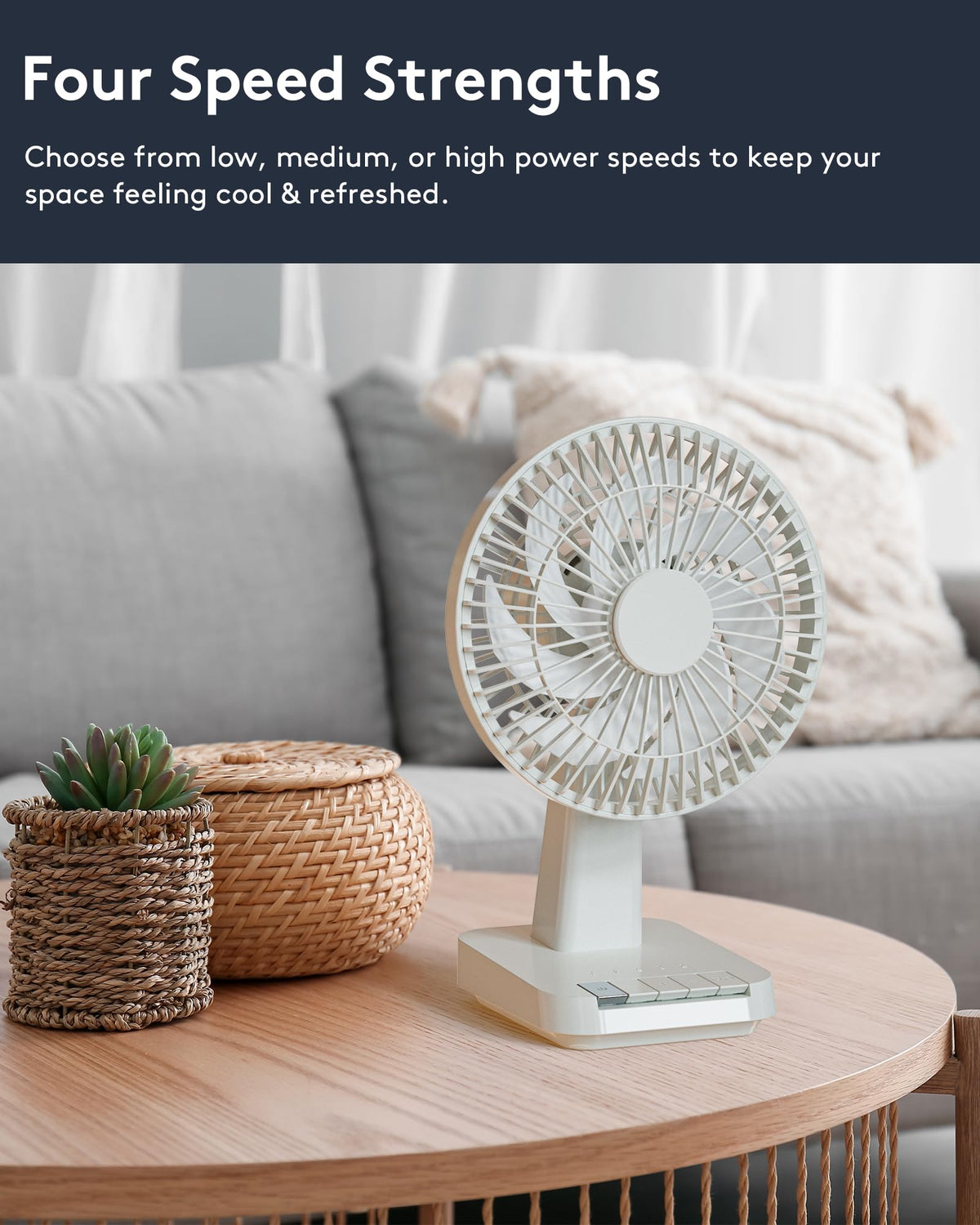 Small Oscillating Desk Fan J297392