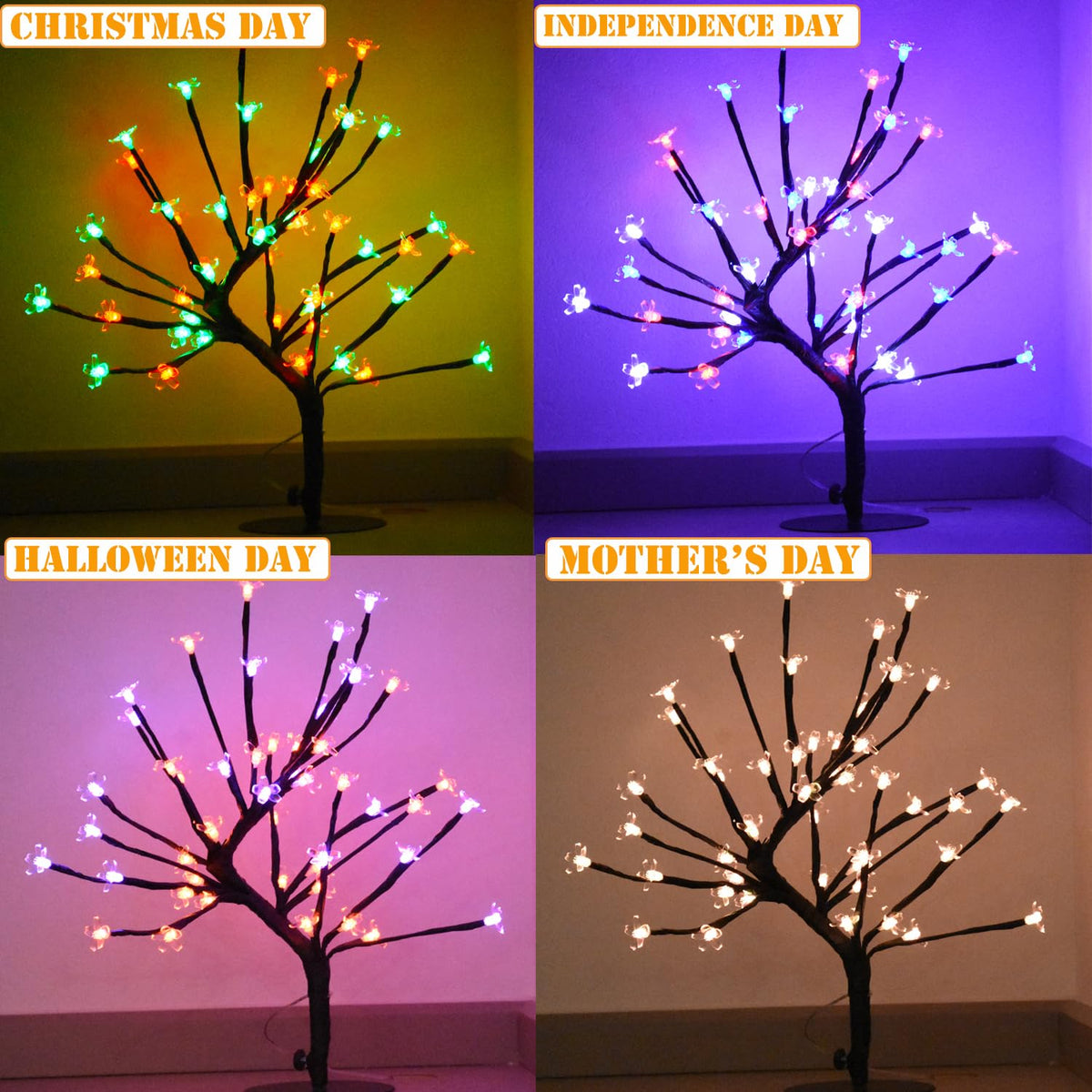 Color-Changing LED Cherry Blossom Tree Light N431