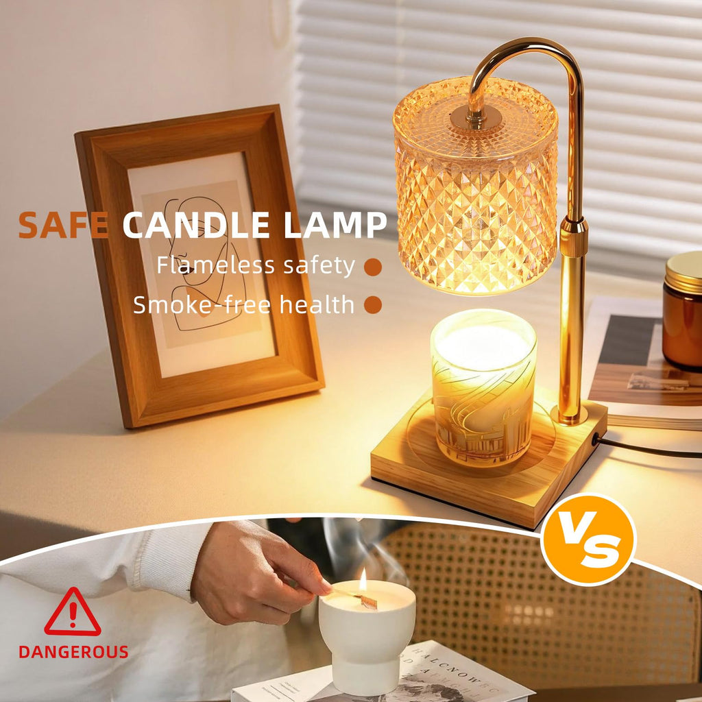 Candle Warmer Lamp with Timer Dimmer E2229