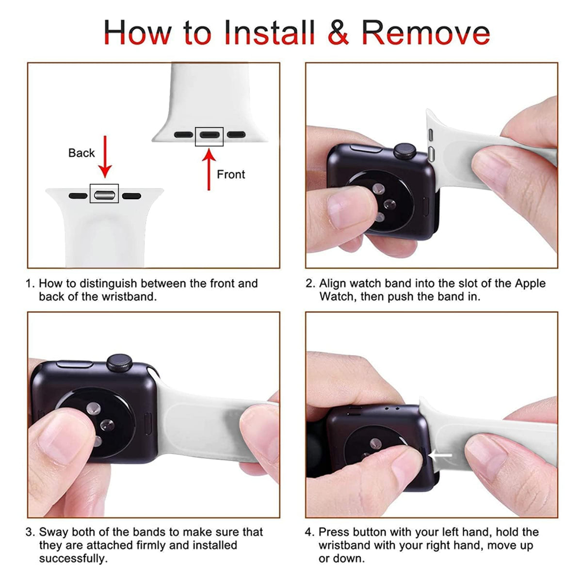 Compatible with Apple Watch Band H729