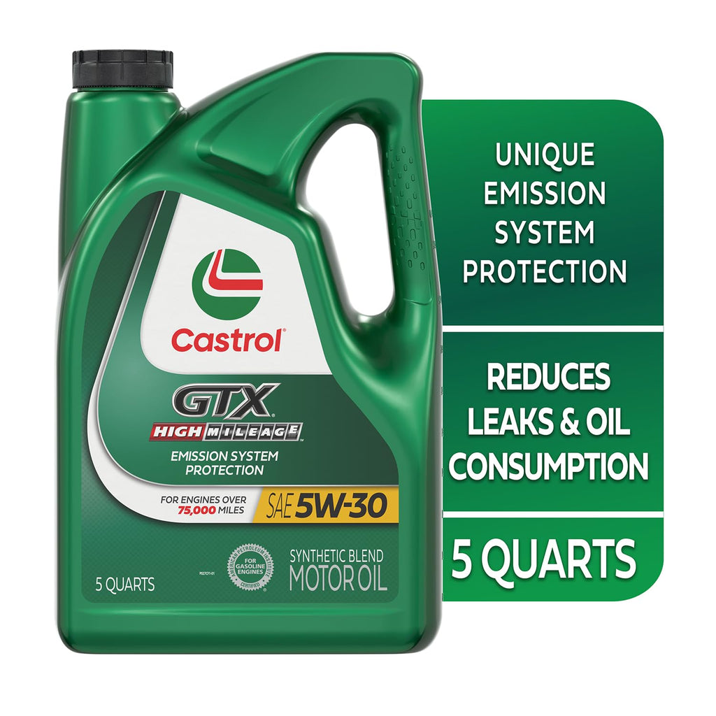 5W-30 Synthetic Blend Motor Oil, 5 Quarts U279