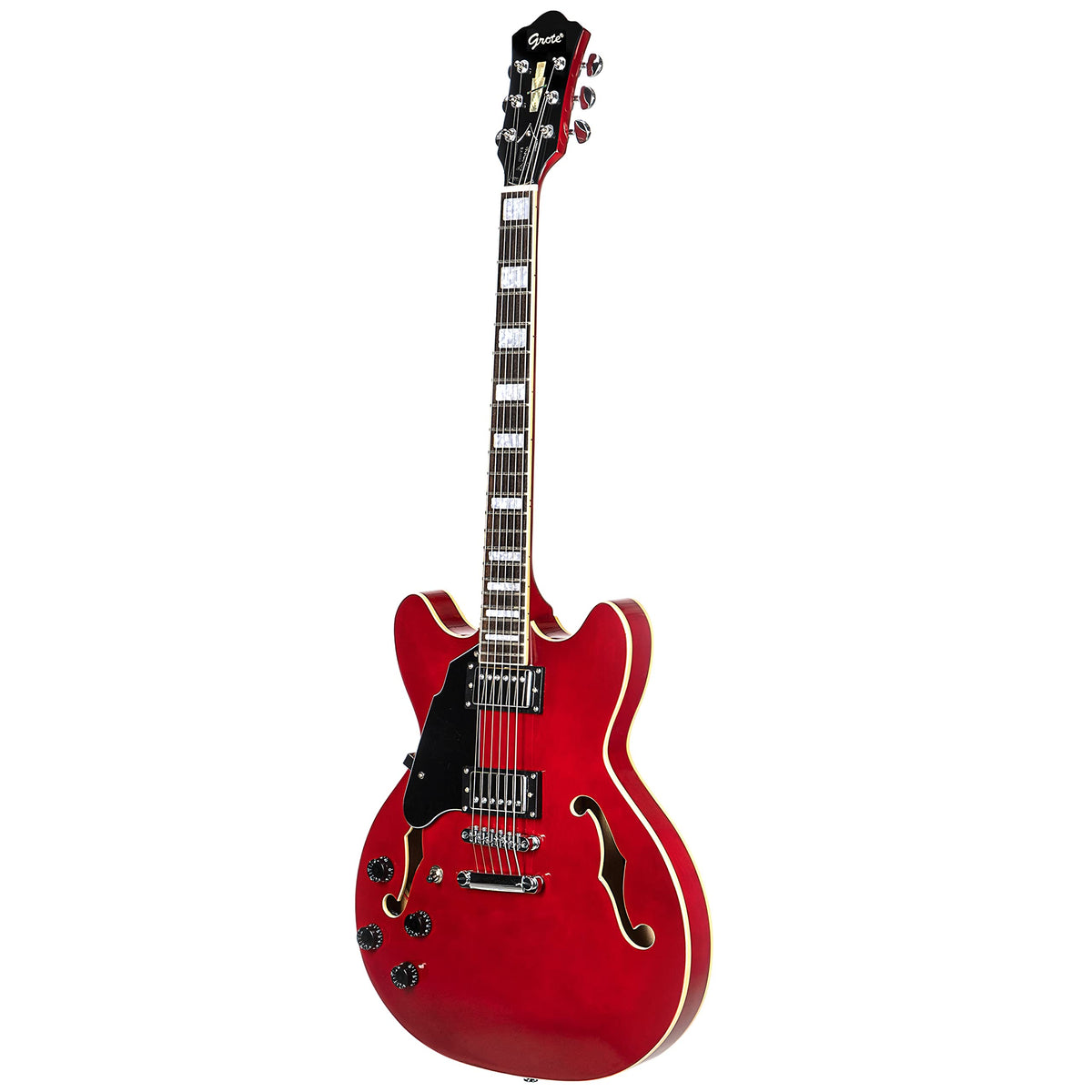 Left-Handed Semi-Hollow Body Electric Guitar F82405